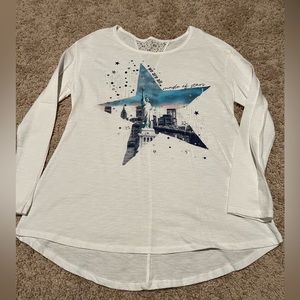 Justice 14/16 Statue of Liberty Long Sleeve Shirt